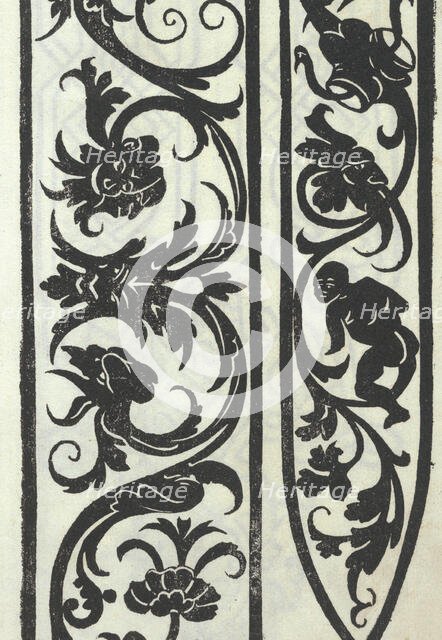 Libro quarto. De rechami per elquale se impara in diuersi modi lordine e il modo de re..., ca. 1532. Creator: Alessandro Paganino.