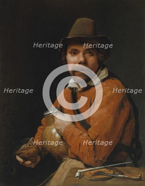 Man Holding a Jug, ca. 1660. Creator: Michiel Sweerts.