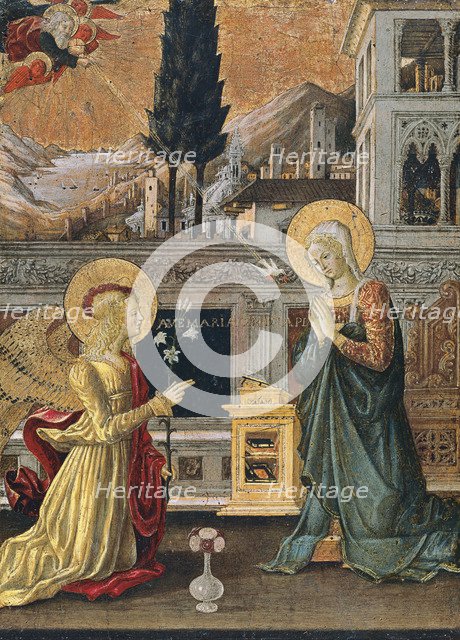 The Annunciation. Artist: Bonfigli, Benedetto (1420-1496)
