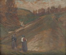 Scene from Halic, c1916. Creator: Elemír Halász-Hradil.