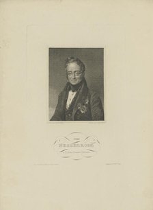 Portrait of Count Karl Robert Nesselrode (1780-1862), 1832. Creator: Lehmann, F. L. (?-1848).