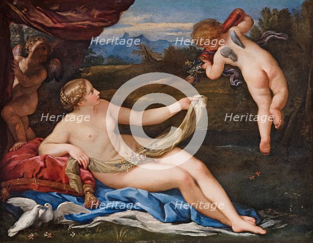Venus and Cupid. Artist: Maratta, Carlo (1625-1713)