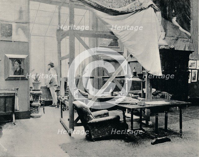 'A. Besnard in his Studio', c1897. Artist: Unknown.