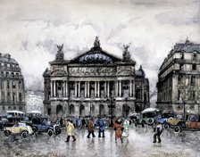 'Place of the Opera', c1900-1951. Artist: Frank Will