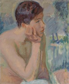 Lost in Thoughts, 1922-1923. Creator: Magnus Enckell.