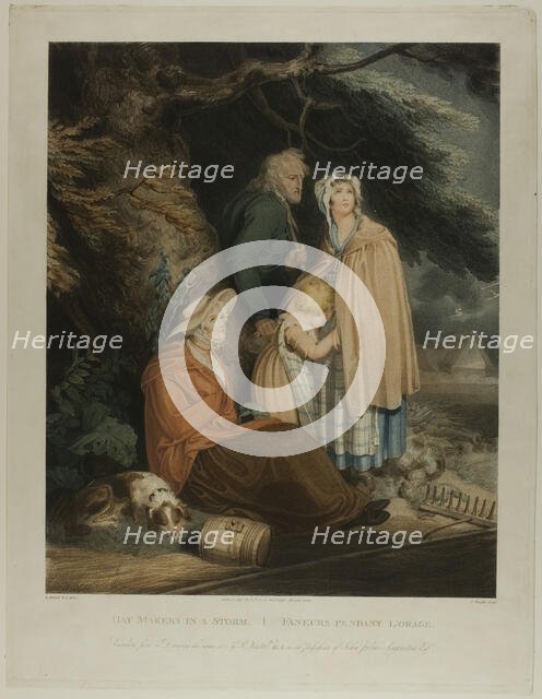 Haymakers in a Storm, n.d. Creator: Charles Knight.