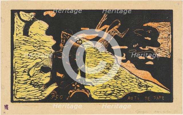 Auti te Pape (Women at the River), 1894/1895. Creator: Paul Gauguin.