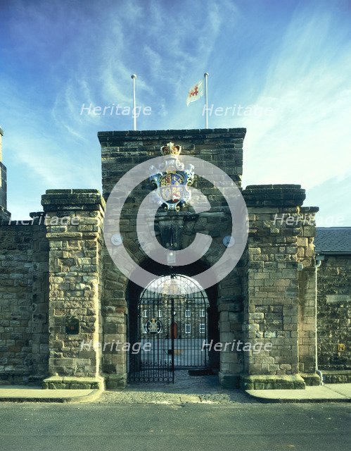 The Gateway to Berwick Barracks, Berwick-upon-Tweed, Northumberland, 1985. Artist: Unknown