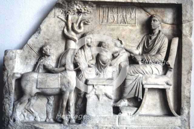 Asklepios, Greek God of Medicine of Healing, c6th century BC. Artist: Unknown.