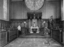 The Chancel, Catholic Apostolic Church, Albury Park, Surrey, 1904. Artist: Unknown