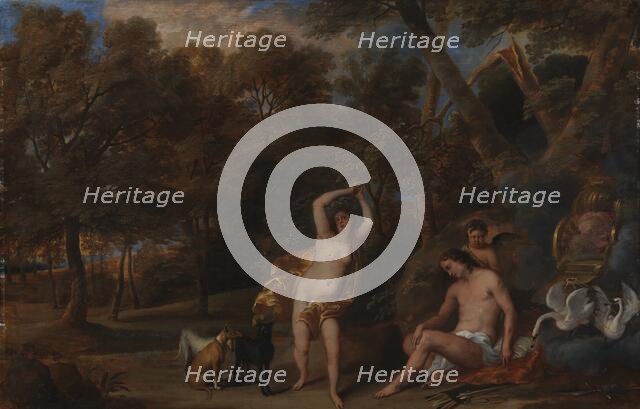 Venus Bewailing the Slain Adonis, 1650-1659. Creator: Frans Wouters.