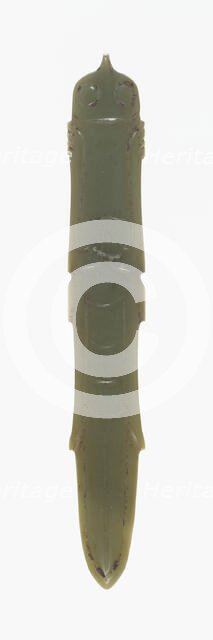 Insect-Shaped Pendant, Shang or Western Zhou period, 13th/10th century B.C. Creator: Unknown.