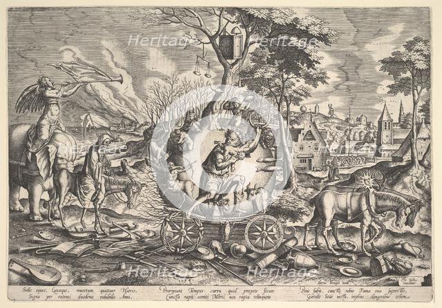 The Triumph of Time, 1574. Creator: Philip Galle.