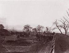 Near Dutch Gap, Virginia. Fort Brady, ca. 1865. Creator: William Frank Browne.