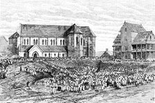 Consecration of the English Cathedral in Madagascar, 1890. Creator: Unknown.