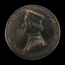 Virgilio Malvezzi, died 1481, Politician [obverse], 1479. Creator: Sperandio Savelli.