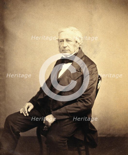 John Stevens Henslow, c1850s. Creator: Maull & Polyblank.