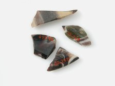 Glass Fragments from a Vessel, Coptic, 4th-early 5th century. Creator: Unknown.