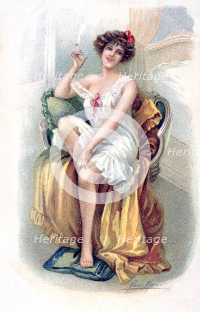 French Postcard, c1900. Artist: Unknown