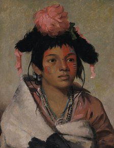 Tcha-káuk-o-ko-máugh, Great Chief, a Boy, 1831. Creator: George Catlin.