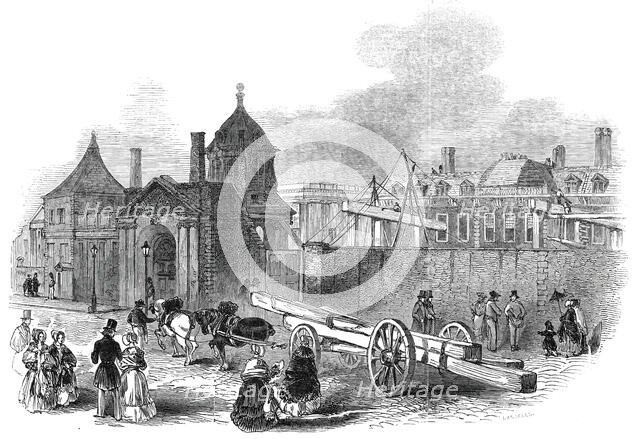 Present state of the British Museum, 1845. Creator: Ebenezer Landells.