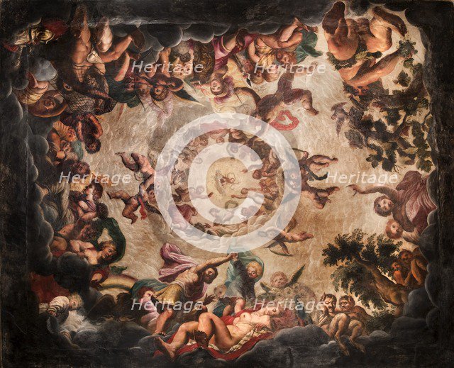 Ceiling of the Elysium Room, Bolsover Castle, Derbyshire, c1980-c2017. Artist: Historic England Staff Photographer.