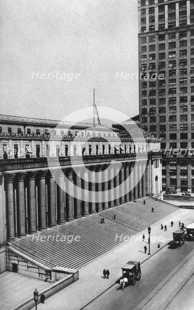 James Farley Post Office building, New York City, USA, c1930s.Artist: Ewing Galloway