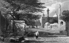 'Aurungzebe's Tomb, Rozah', 1835. Creator: Samuel Prout.