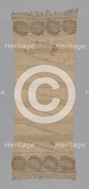 Towel, Turkey, 19th century. Creator: Unknown.