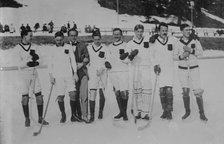 Anglo-American Hockey Team, St. Moritz, between c1910 and c1915. Creator: Bain News Service.