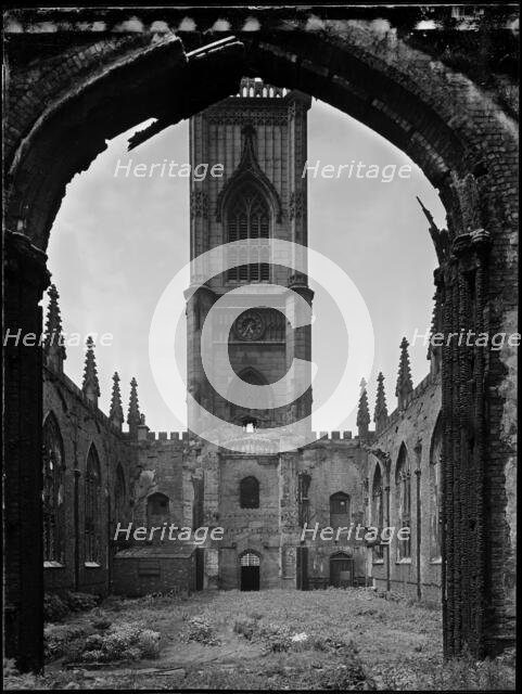 St Luke's Church, Leece Street, Liverpool, 1963. Creator: Frederick Palmer.