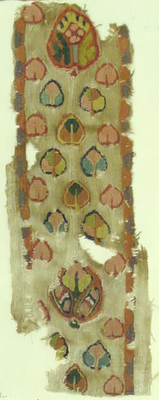 Textile Fragment, Coptic, 5th century. Creator: Unknown.