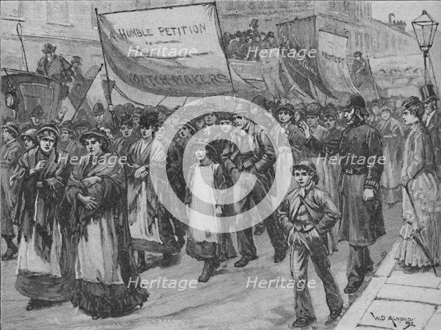 'Procession of Match-Makers To Westminster', 1892. Artist: William Douglas Almond.
