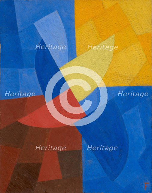 Composition, 1932. Creator: Freundlich, Otto (1878-1943).