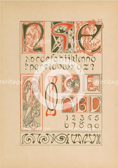 Documents Décoratifs, 1902. Creator: Mucha, Alfons Marie (1860-1939).