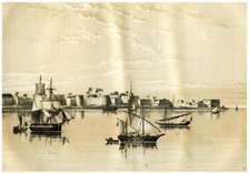 'Zanzibar from the Sea', 1883. Artist: Unknown