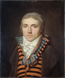 Portrait of Jean-Louis Laya (1761-1833), playwright, c1795. Creator: Louis Landry.