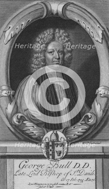 'George Bull D.D, Late Lord Bishop of St. Davids', c18th century. Artist: Unknown.