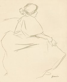 A Study In Crayon, c1872-1898, (1898). Artist: Jean Louis Forain