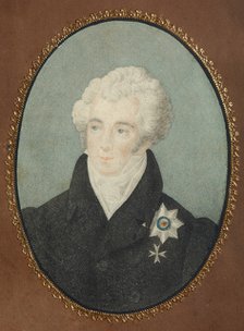 Portrait of Count Alexander Lvovich Naryshkin (1760-1826), Second quarter of the 19th cen. Artist: Anonymous  