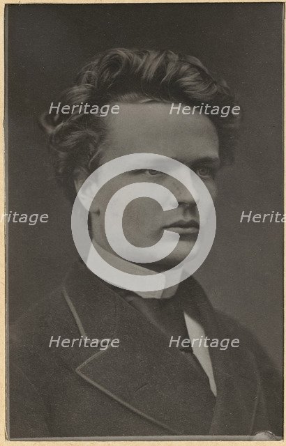 August Strindberg Artist: Roesler, August Josef Robert (1837-1896)