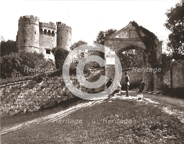 Carisbrooke Castle, Isle of Wight, 1894. Creator: Unknown.
