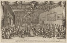 The Banquet of the Piacevoli, 1627. Creator: Stefano della Bella.