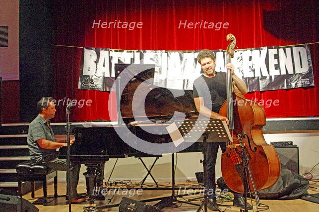 Jason Rebello-Orlando Le Fleming Duo, Battle Jazz Festival, Battle, East Sussex, July 2024. Creator: Brian O'Connor.