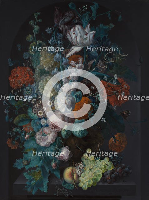 A Vase of Flowers, 1716. Creator: Margareta Haverman.