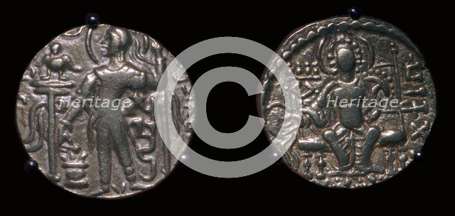 Gold coins of King Samudra Gupta, 4th century. Artist: Unknown