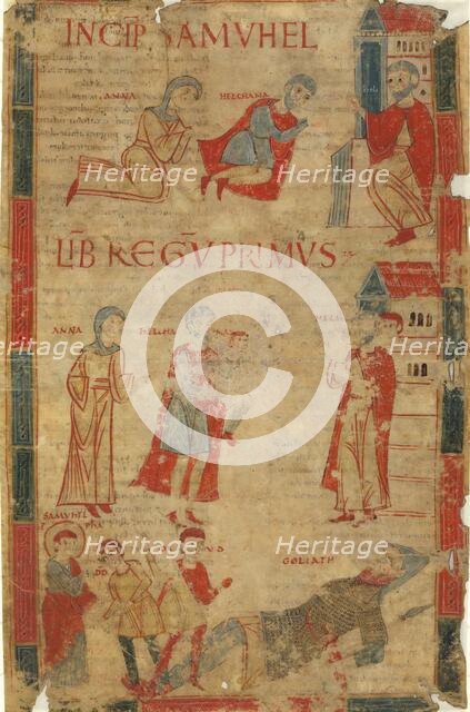 Four Scenes from the First Book of Samuel, late 11th century. Creator: Unknown.