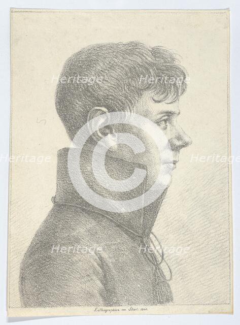 Portrait of a Young Man in Profile, 1808., 1808. Creator: Paul Anton Skerl.