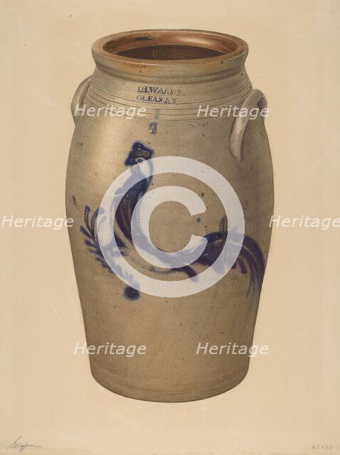 Jar, c. 1940. Creator: Giacinto Capelli.