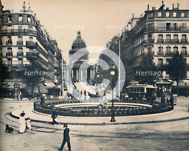 'Paris. - La Rue Soufflot Et Le Panthéon. - ND, c1910. Creator: Unknown.